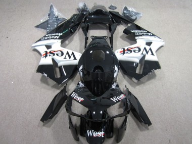 Comprar Carenados Moto Honda CBR600RR 2003-2004 - Negro Brillante Blanco West