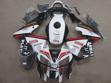 Comprar Carenados Moto Honda CBR600RR 2005-2006 - Blanco Rojo Negro Star Lock Playboy