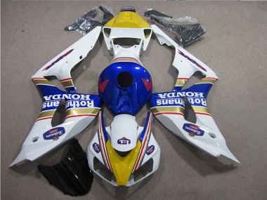Comprar Carenados Moto Honda CBR1000RR 2006-2007 - Blanco Azul Amarillo Oro Rothmans