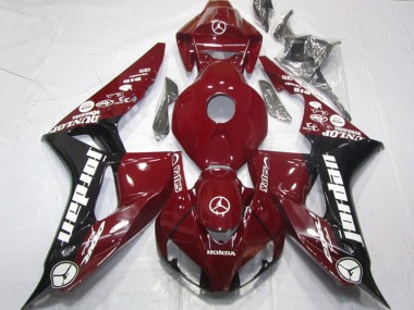 Comprar Carenados Moto Honda CBR1000RR 2006-2007 - Rojo Granate Negro Brillante Blanco Jordan