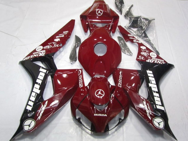 Comprar Carenados Moto Honda CBR1000RR 2006-2007 - Rojo Granate Negro Brillante Blanco Jordan