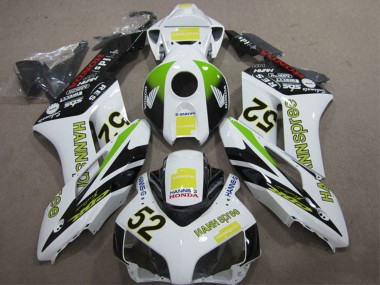 Comprar Carenados Moto Honda CBR1000RR 2004-2005 - Blanco Amarillo Verde Negro Hannspree 52