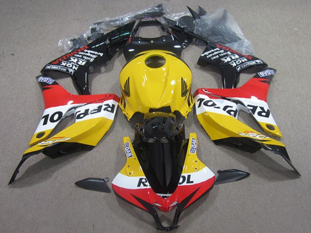 Comprar Carenados Moto Honda CBR1000RR 2004-2005 - Amarillo Blanco Rojo Negro Brillante Repsol
