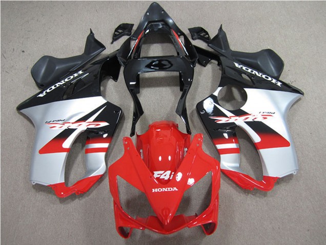 Comprar Carenados Moto Honda CBR600 F4i 2001-2003 - Plata Rojo Negro Brillante