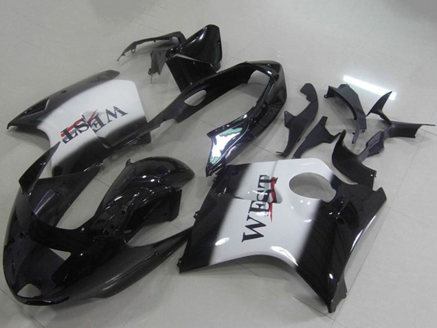 Comprar Carenados Moto ABS Honda CBR1100XX Blackbird 1996-2007 - Negro Brillante Blanco West