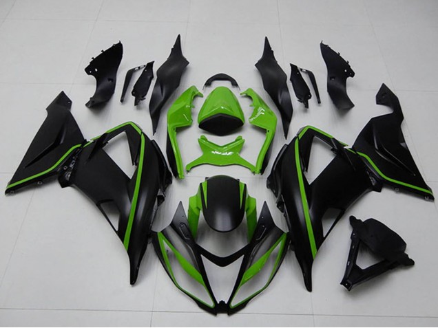 Comprar Carenados Moto Kawasaki ZX6R 2013-2018 - Verde Negro Mate