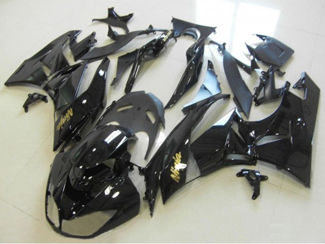 Comprar Carenados Moto Kawasaki ZX6R 2013-2018 - Negro Brillante Oro Ninja