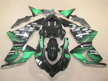 Comprar Carenados Moto Kawasaki ZX10R 2004-2005 - Negro Verde C-Shock Monstruo