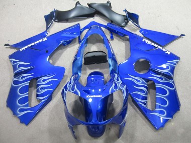 Comprar Carenados Moto Kawasaki ZX12R 2000-2001 - Azul Blanco Llama