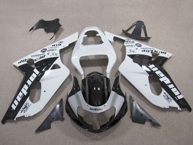 Comprar Carenados Moto Suzuki GSXR 600 2001-2003 - Blanco Negro Brillante Jordan