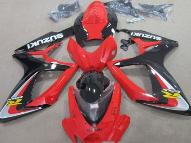 Comprar Carenados Moto Suzuki GSXR 600 2006-2007 - Rojo Plata Negro Brillante Amarillo
