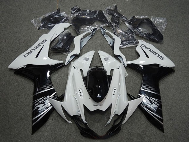 Comprar Carenados Moto Suzuki GSXR 600 2011-2024 - Blanco Negro Brillante
