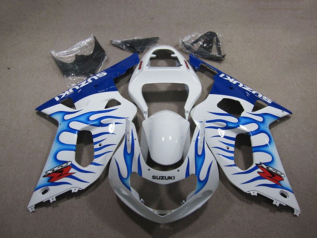 Comprar Carenados Moto Suzuki GSXR 750 2001-2003 - Blanco Azul Llama