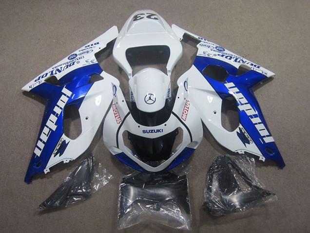 Comprar Carenados Moto Suzuki GSXR 750 2001-2003 - Blanco Azul Motul Jordan