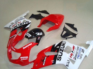 Comprar Carenados Moto Suzuki GSXR 750 2001-2003 - Rojo Blanco Negro Brillante Motul