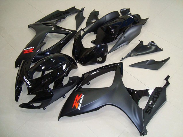 Comprar Carenados Moto Suzuki GSXR 750 2006-2007 - Negro Brillante Negro Mate Rojo