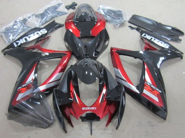 Comprar Carenados Moto Suzuki GSXR 750 2006-2007 - Rojo Negro Brillante