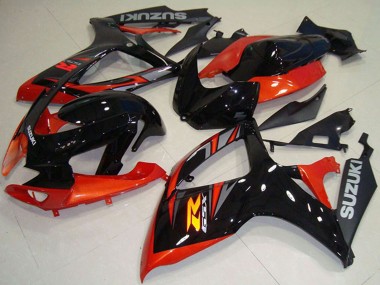 Comprar Carenado Moto Suzuki GSXR 750 2006-2007 - Naranja Negro Brillante