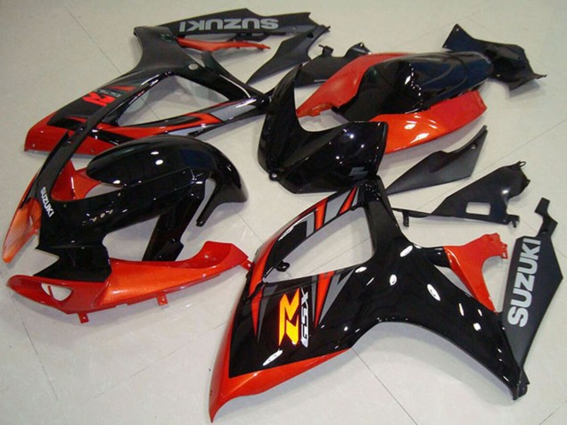 Comprar Carenado Moto Suzuki GSXR 750 2006-2007 - Naranja Negro Brillante