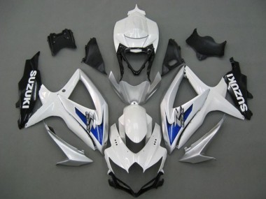 Comprar Carenados Moto Suzuki GSXR 750 2008-2010 - Blanco Plata Azul Negro