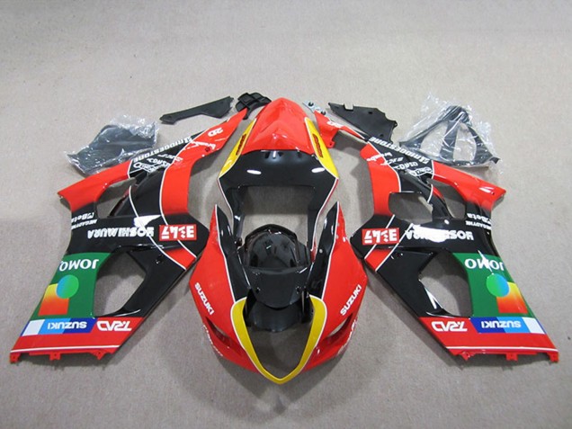 Comprar Carenados Moto Suzuki GSXR 1000 2003-2004 - Rojo Amarillo Verde Negro