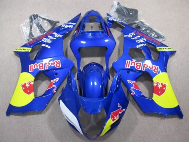 Comprar Carenados Moto Suzuki GSXR 1000 2003-2004 - Azul Amarillo Rojo Bull