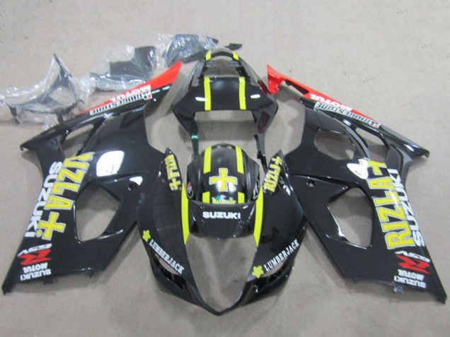 Comprar Carenados Moto Suzuki GSXR 1000 2003-2004 - Negro Brillante Rojo Amarillo Rizla