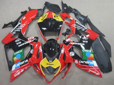 Comprar Carenados Moto Suzuki GSXR 1000 2005-2006 - Negro Rojo Amarillo Azul JOMO