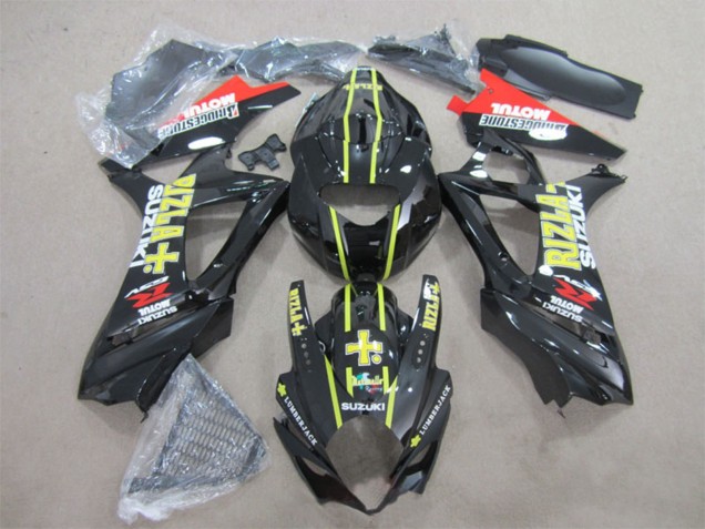 Comprar Carenados Moto Suzuki GSXR 1000 2007-2008 - Negro Brillante Amarillo Rojo Rizla
