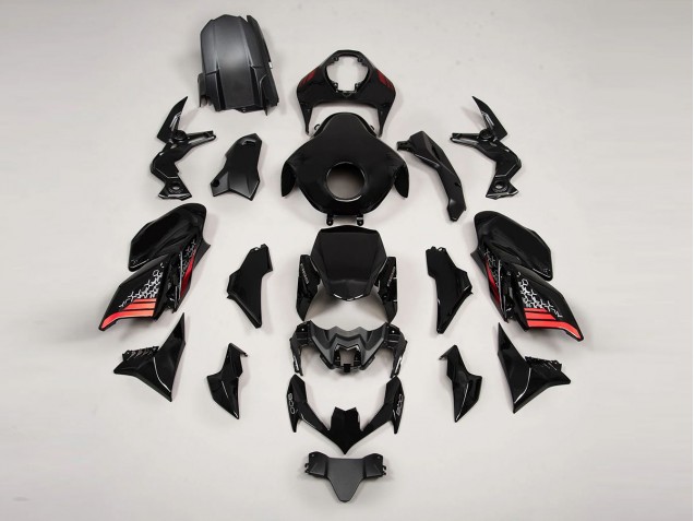 Comprar Carenados Moto Kawasaki Z900 2020-2024 - Negro Rojo