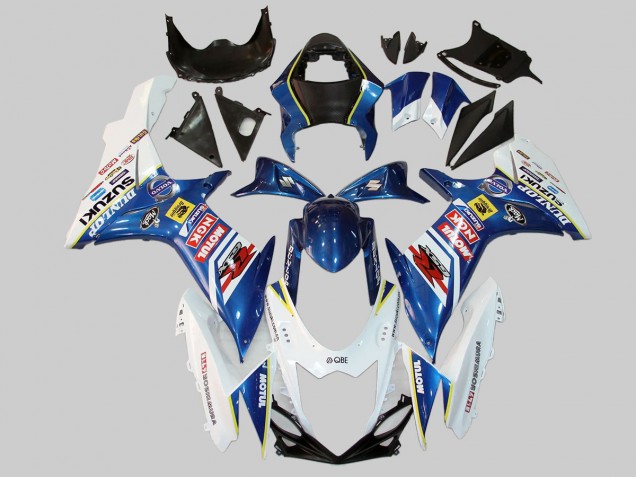 Comprar Carenados Moto Suzuki GSXR 600/750 2011-2024 - Blanco Azul Rojo Amarillo Motul Dunlop