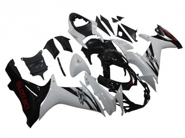 Comprar Carenados Moto Suzuki GSXR 600/750 2011-2024 - Blanco Negro Brillante