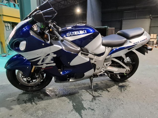 Comprar Carenados Moto Suzuki GSXR 1300 Hayabusa 1996-2007 - Azul Blanco